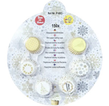 150 Mini papírové košíčky na pečení v různých provedeních