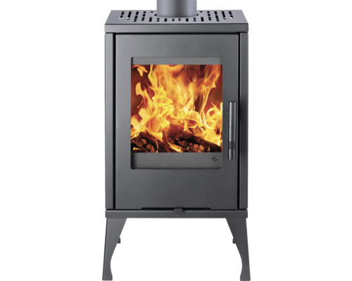 Kamna na dřevo s topeništěm a nožičkami