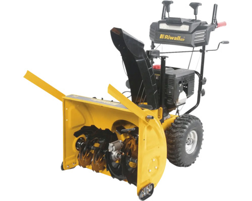 Žlutá sněhová fréza pro zimní použití