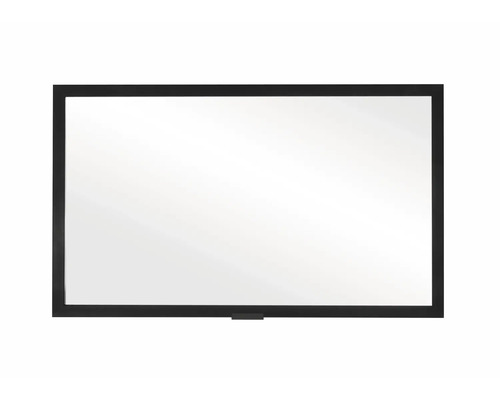 Obdélníkové zrcadlo s černým rámem