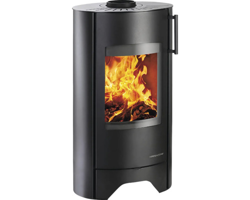 Krbová kamna s ohněm za skleněnou tabulí