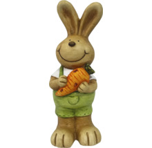 Dekorativní velikonoční zajíček s mrkví pro velikonoční dekorace