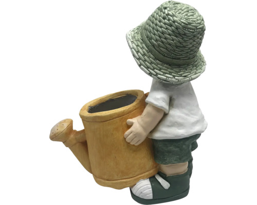 Zahradní figurka chlapec s konví