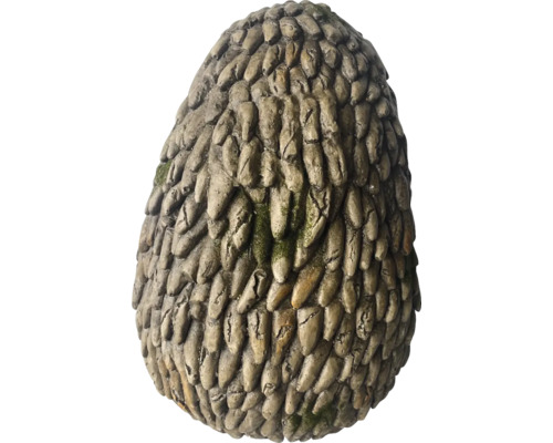 Dekorativní kamenná soška ve tvaru vejce do zahrady