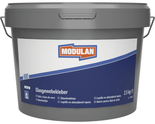 Modulan 900 lepidlo na sklovláknité tapety 2,5 kg Lepidlo na skelné tapety v kbelíku, 2,5 kg
