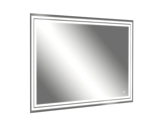 Obdélníkové zrcadlo s LED osvětlením do koupelny