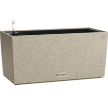 Obdélníkový květináč se zavlažovacím systémem a ukazatelem hladiny vody