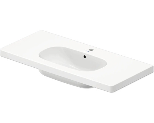 Umyvadlo na skříňku DURAVIT D-Code sanitární keramika bílá 105 cm 03421000002 Umyvadlo na skříňku DURAVIT D-Code sanitární keramika bílá 105 cm 03421000002