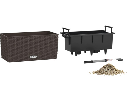 Květináč se zavlažovacím systémem a příslušenstvím