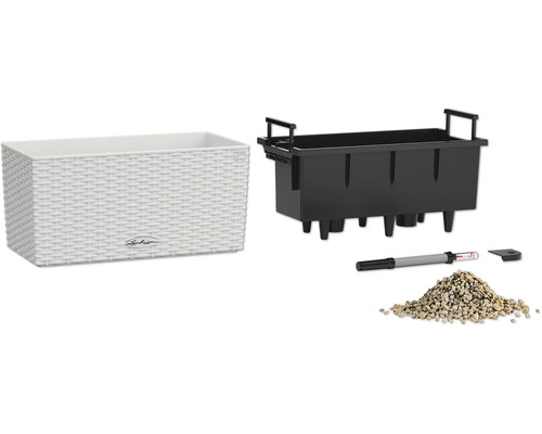 Květináč se zavlažovacím systémem a příslušenstvím