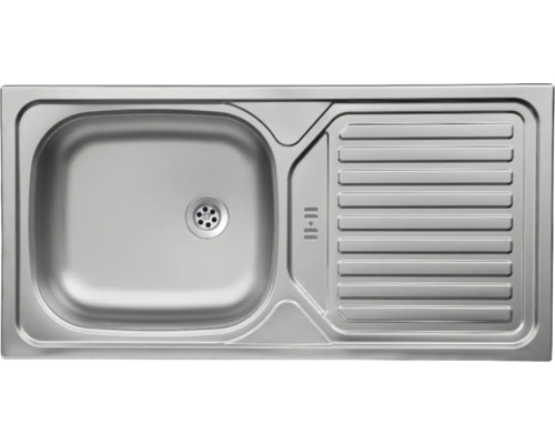 Nerezový dřez s odkapávací plochou