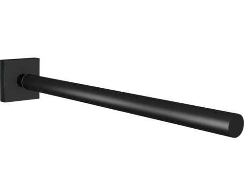 Černý držák na ručníky s čtvercovým držákem