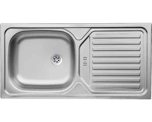 Nerezový dřez s odkapávací plochou