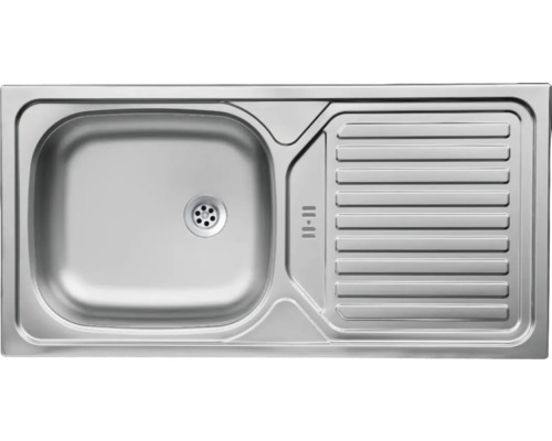 Nerezový dřez s odkapávací plochou