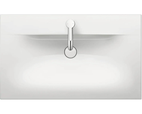 Umyvadlo s vodovodní baterií shora