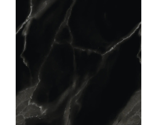 Samolepící fólie na nábytek Simple Marble Black 67,5cm x 2m Černá mramorová dlaždice se světlým žilkováním