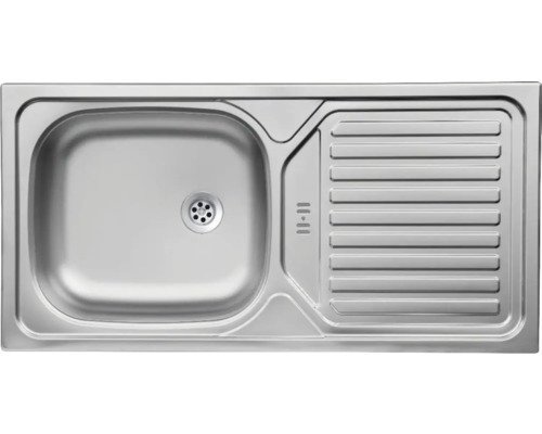 Nerezový dřez s odkapávací plochou