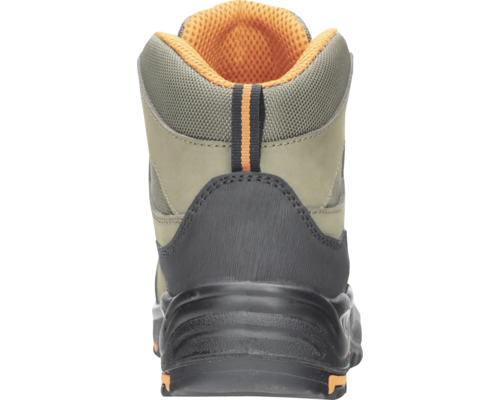 Pracovní bota po kotníky zezadu.