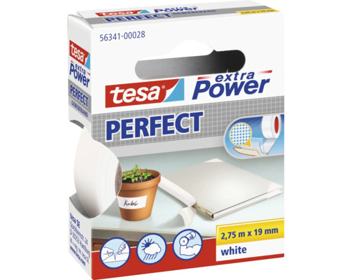 Tesa extra Power Perfect textilní páska, 2,75 m x 19 mm