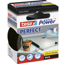 Tesa Extra Power Perfect textilní páska, 2,75 m x 38 mm, černá