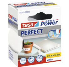 Tesa Extra Power Perfect textilní páska, 2,75 m x 38 mm, bílá