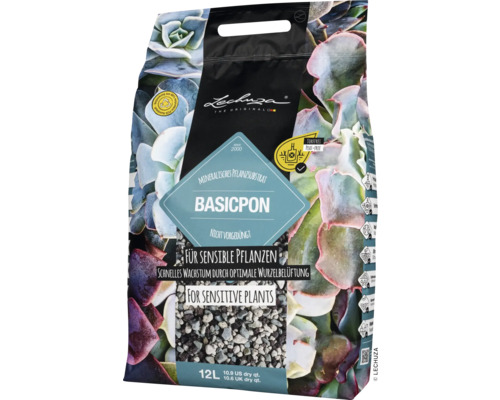 Lechuza Basicpon minerální rostlinný substrát v 12litrovém pytli