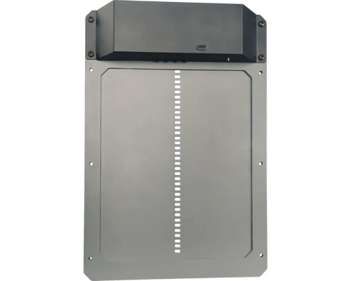 Automatická dvířka pro kurník z kovu