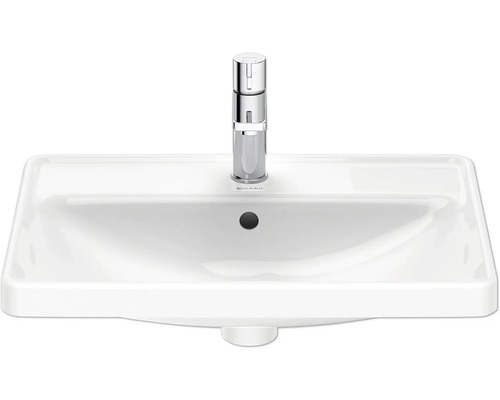 Umyvadlo z sanitární keramiky s vodovodní baterií