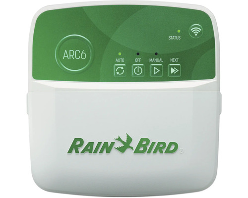 Zavlažovací počítač RainBird ARC6 6 s Wi-Fi 6-zónový pro vnitřní instalaci Řídicí jednotka zavlažování Rain Bird ARC6