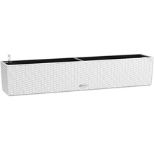 Obdélníkový truhlík s pleteným vzhledem a ukazatelem hladiny vody