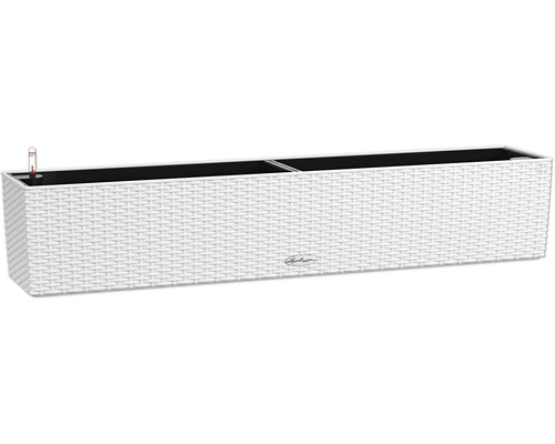 Obdélníkový truhlík s pleteným vzhledem a ukazatelem hladiny vody