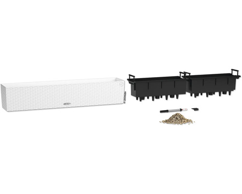 Lechuza Balconera truhlík s vložkami, substrátem a ukazatelem hladiny vody