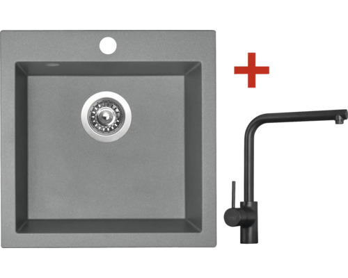 Granitový kuchyňský dřez s vodovodní baterií