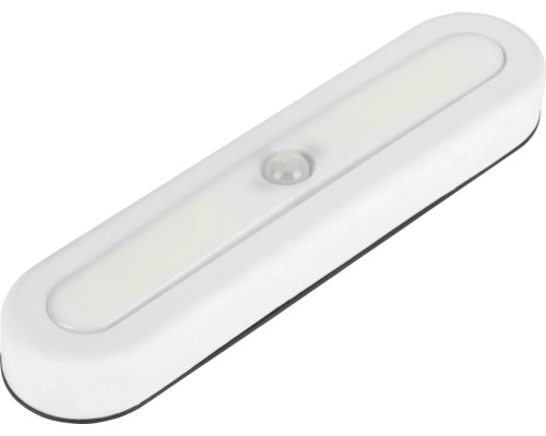 LED nástěnné osvětlení QLink 3 W 190 lm 5500 K 17 cm bílé s pohybovým senzorem 2 ks