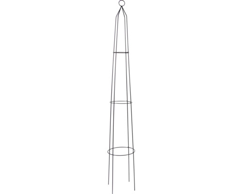 Opěra na rostliny Levin 150 cm černá