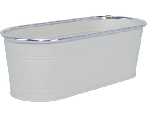 Oválná zinková vana s lemem