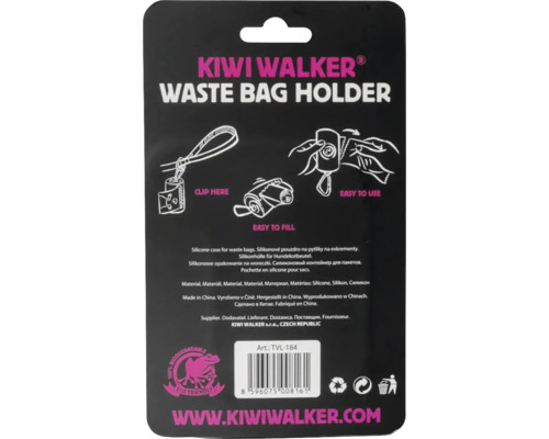 Obal na zásobník sáčků na psí exkrementy Kiwi Walker
