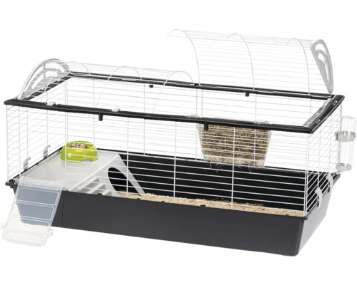 Klec pro malé zvíře s příslušenstvím do interiéru