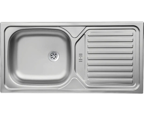 Nerezový dřez s odkapávací plochou