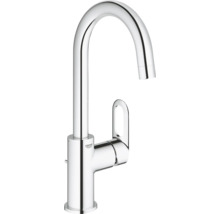 Logo Grohe. Kuchyňská baterie s vysokým výtokem.