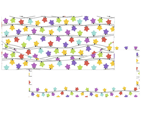 Dárková obálka na peníze nebo poukázky vánoční Světýlka 10x21 cm