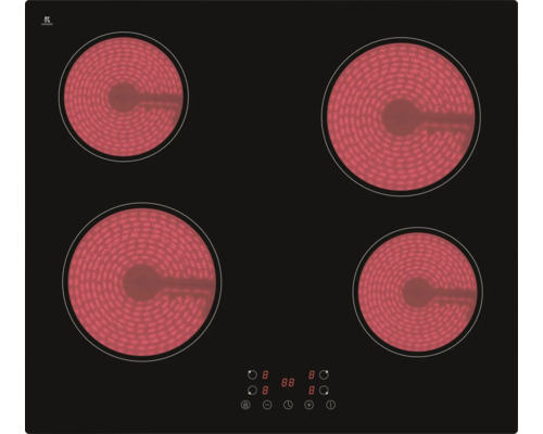 Sklokeramická varná deska se čtyřmi varnými zónami