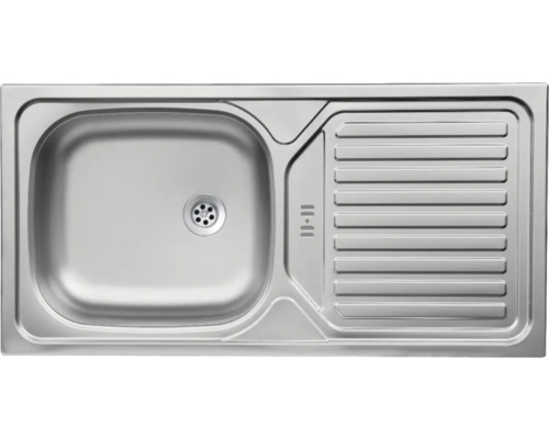 Nerezový dřez s odkapávací plochou