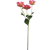 Umělá květina jiřina 67 cm růžová