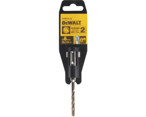Vrták DeWalt o průměru 6 milimetrů pro upínání SDS-Plus, 50 x 110 milimetrů