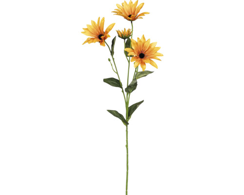 Umělá květina kopretina 76 cm oranžová