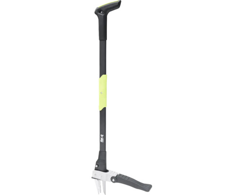 Vyrývač plevele s rukojetí a stupátkem pro zahradu