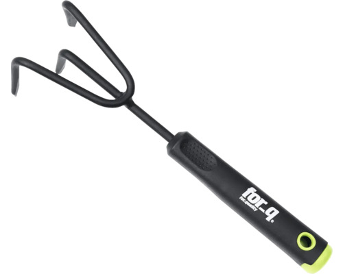 Zahradní kultivátor se třemi hroty a plastovou rukojetí od společnosti for_q