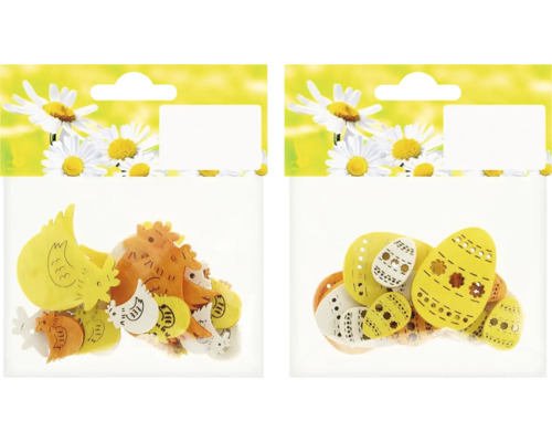 Dekorativní dřevěné figurky k Velikonocům, balené