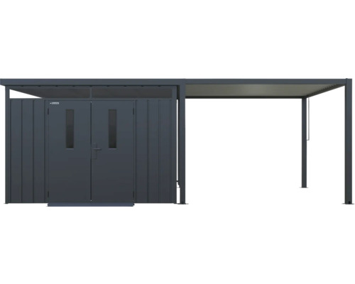 Zahradní domek s přístřeškem